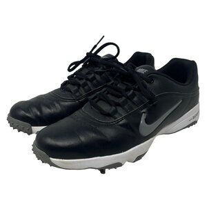 Nike Air Zoom Rival 5 Men's 7 Black Leather Golf Shoes Spikes Cleats 878957-001